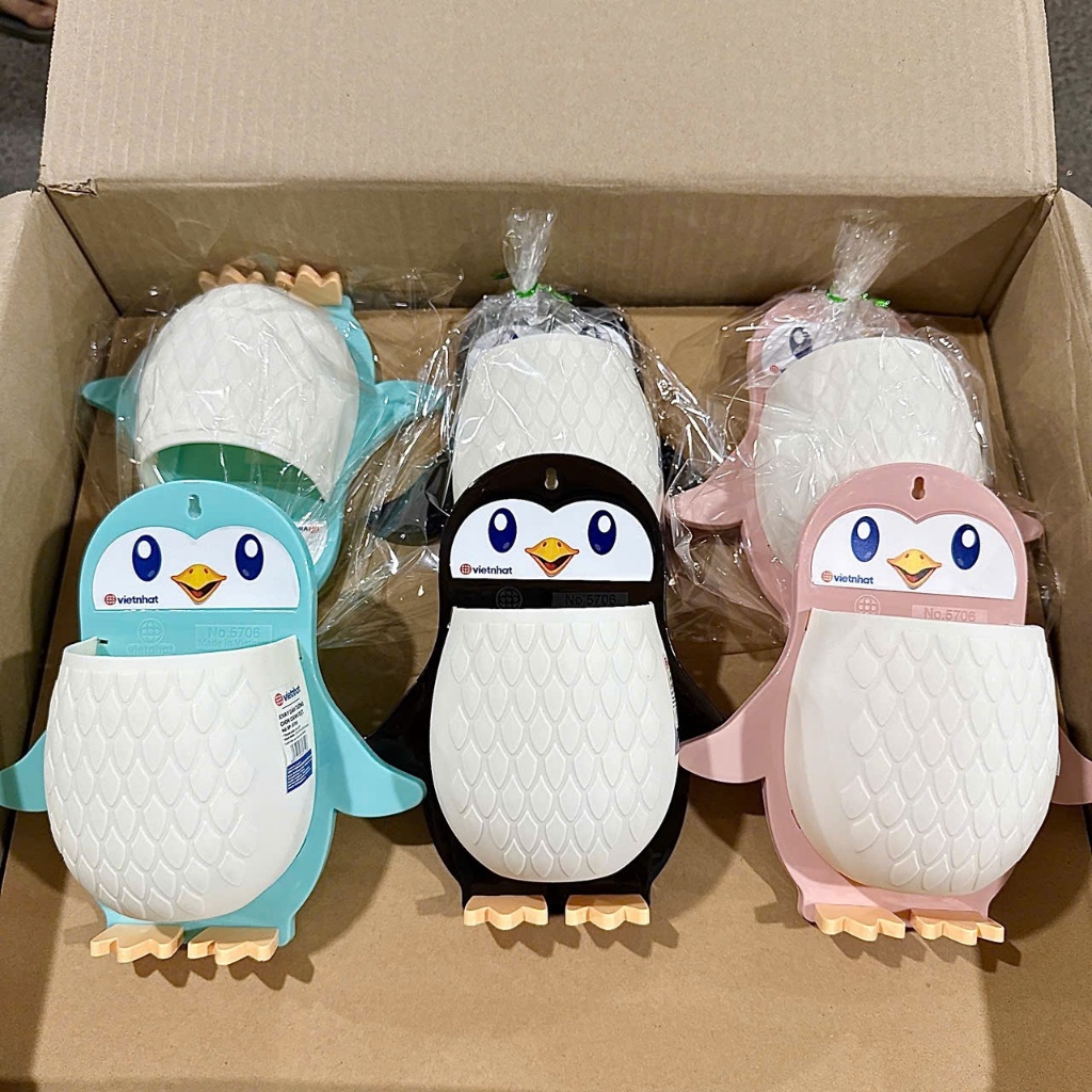 [NHỰA VIỆT NHẬT] KỆ TREO TƯỜNG CHIM CÁNH CỤT – ĐỰNG BÀN CHẢI & MỸ PHẨM DỄ THƯƠNG